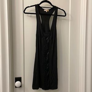 Black Racerback Sequin Dress